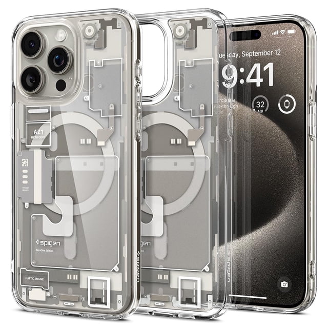 Funda para teléfono Spigen Ultra Hybrid MagFit iPhone 15 Pro 2023