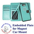 thumbnail image 3 of for Samsung J3 2017 Emerge J3 Prime Case Phone Case Tortilla Wallet Detachable Bumper Mag Mount Ready Extra Pocket Purse Screen Flip Cover Teal, 3 of 4