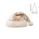 thumbnail image 3 of Oioii Sequin Santa Hat Santa Claus Cap Xmas Cap with Lining and Plush Brim for Women Men, 3 of 6