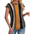thumbnail image 3 of Camisa SAMPEEL para mujer, elegante, casual, fruncida, favorecedora, XXL, 3 of 5