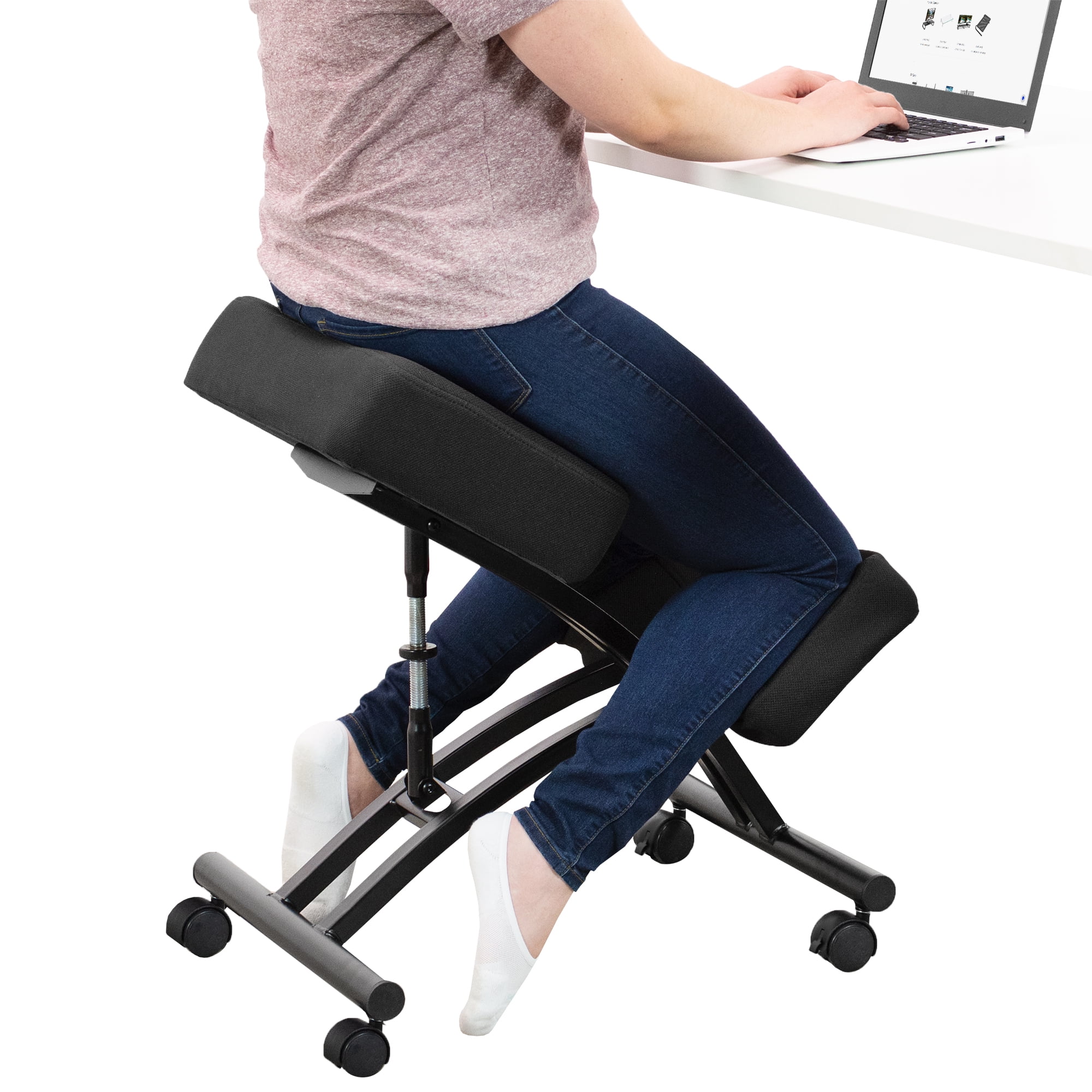 Pro 11 wellbeing Ergonomic Kneeling chair Grey Study Office Posture 