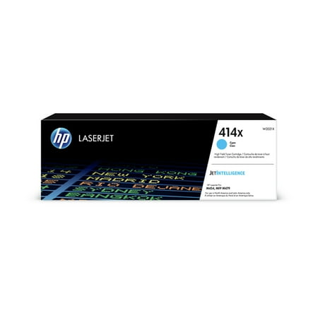 UPC: 0192018046313 | HP 414X High Yield LaserJet Toner Cartridge – Cyan