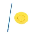 thumbnail image 3 of S SERENABLE Juggling Spinning Plate Circus Plate Spinning Skill Dance Party Multi Colors yellow, 3 of 8