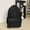 black, variant on New Korean Version Of Large -Capacity Couple Travel Backpack Trendy Wild Student Schoolbags Fashion, Simple Lightweight Backpack