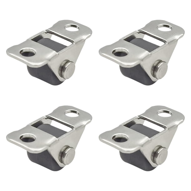 4 ruedas de goma con polea deslizante que reemplazan las ruedas pequeñas silenciosas para , electrodomésticos, muebles y armarios rodantes.