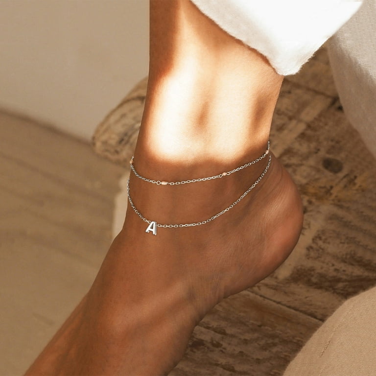 Sterling silver outlet anklets walmart