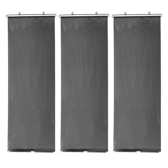 GOOHOCHY 3Pcs Suction Cup Blackout Curtains for Car and Home 125.0X40.0X0.4in