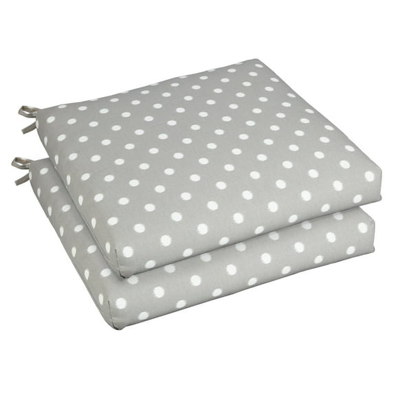 Sorra Home Grey Dots Indoor/Outdoor Cushion Set, Bristol