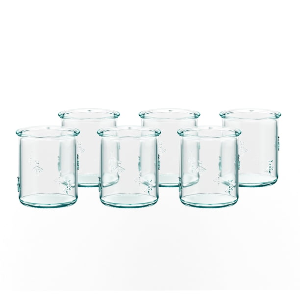 Amici Home Italian Recycled Green Regina DOF Glass, 12 oz Double Old