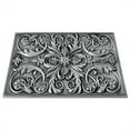 thumbnail image 4 of Backsplash Tile for Kitchen and Fireplace Royal  12 x 18 Metal Mural Pewter Nickel, 4 of 6