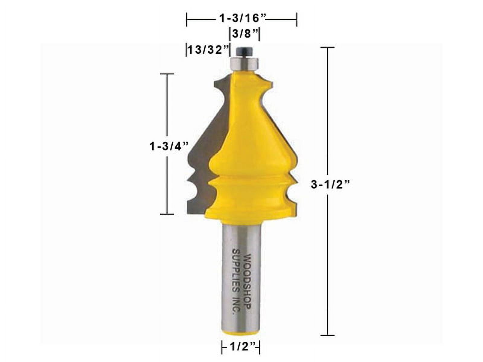 Yonico Architectural Moulding Router Bit - 16135