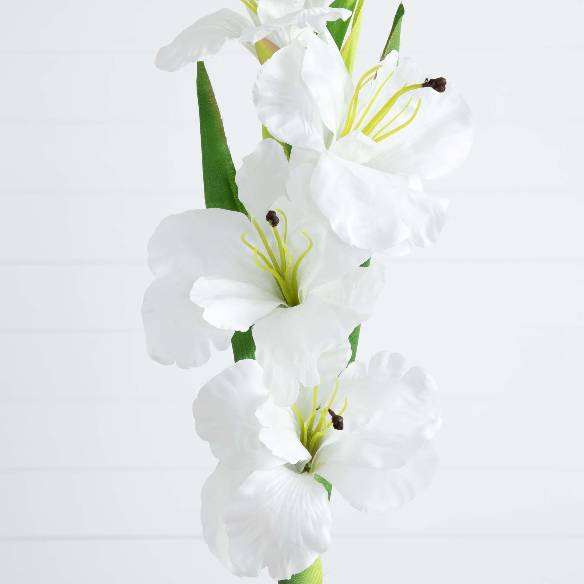45in. Artificial Gladiolus Flower Stems, Set of 3