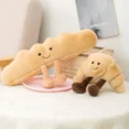 thumbnail image 4 of Pan de Baguette francés largo de mantequilla, muñeco de la serie de PAN de felpa, peluche de comida, regalo para niños, sofá, habitación, nuevo, 4 of 4