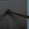 Zenna Home Ultimate Rustproof Stainless Steel Dual-Mount Bronze Shower Curtain Rod, 44" - 72"