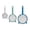 Blue, Sage, & Gray, variant on Farberware Professionals Red, Green & Orange Strainer Set of 3