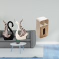 thumbnail image 2 of Figuras De Cisne, Escultura De Cerámica, Adorno De Escritorio, Caja De Servilletas Para Chimenea, Dispensador De Pañuelos Faciales, Soporte Rectangular Multiusos Para Caja De Pañuelos., 2 of 8