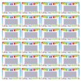 thumbnail image 3 of Shisuyan Party Tickets Diy Design Multi Colored 100Pcs 3.5x2.1in, 3 of 8