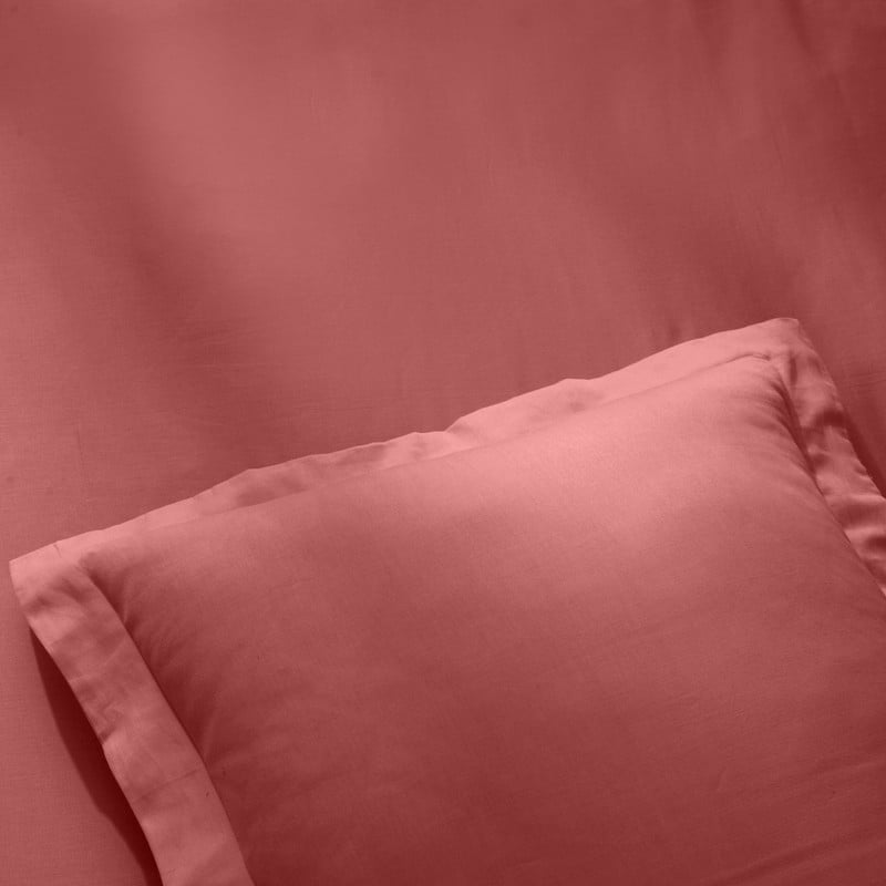 Superior Egyptian Cotton 400 TC Duvet Cover Set, King/ California King, Blush