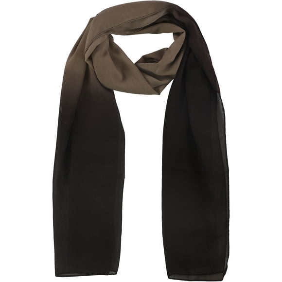 Verona Collection Mujer Hand Dyed Ombre Hijab Bufanda Wrap, Marrón, Talla única