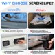thumbnail image 3 of SereneLife Colchón Elevado de 18 Pulgadas con Bomba incorporada, inflado eléctrico automático, Duradero, Cama de Aire con Suave, 3 of 8