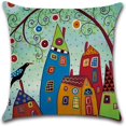 thumbnail image 4 of Juego de 4 fundas de almohada de 45 x 45, juego de fundas de almohada decorativas para el hogar, fundas de almohada decorativas, fundas de cojín f como se muestra, como se muestra, 4 of 5