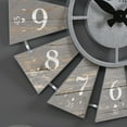 thumbnail image 4 of FirsTime & Co. Gray Numeral Windmill Wall Clock, Farmhouse, Analog, 24 x 2 x 24 in, 4 of 7