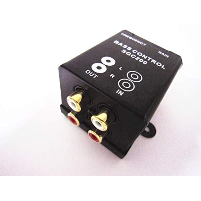 Amplificador de Subwoofer RCA Ajustable Ecualizador Crossover