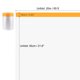 thumbnail image 2 of Uxcell 21.6 in x 65 ft Película de enmascarar pre-adhesiva con cinta de pintor de tack medio para protección al pintar, 2 rollos, 2 of 5
