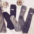 thumbnail image 3 of 3 Pares De Mujeres De s Mujeres Warm Muslo Alto Sobre Calcetines Medias rgas Baoblaze Medias de ganchillo de moda, 3 of 8