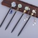 thumbnail image 2 of 4 horquillas de madera clásicas chinas Hanfu Hanfu accesorios para el cabello. brillar Electrónica, 2 of 5