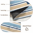 thumbnail image 6 of 6x9 Area Rugs for Living Room, Blue Khaki Striped Non Slip Area Rugs for Kitchen Bedroom Entryway, Farmhouse Stripes Washable Carpet Runner Rug Floor Mats for Bedroom Home Decor Modern Abstract Art, 6 of 9