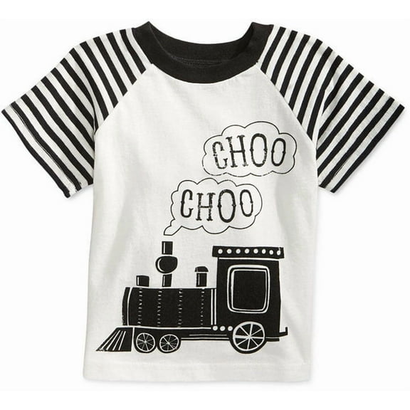 First Impressions Baby Boys’ Raglan-Sleeve Train T-Shirt, Sizes 3 To 24 Months