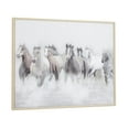 thumbnail image 6 of 40" x 30" Horse Framed Wall Art with Brown Frame, by DecMode, 6 of 8