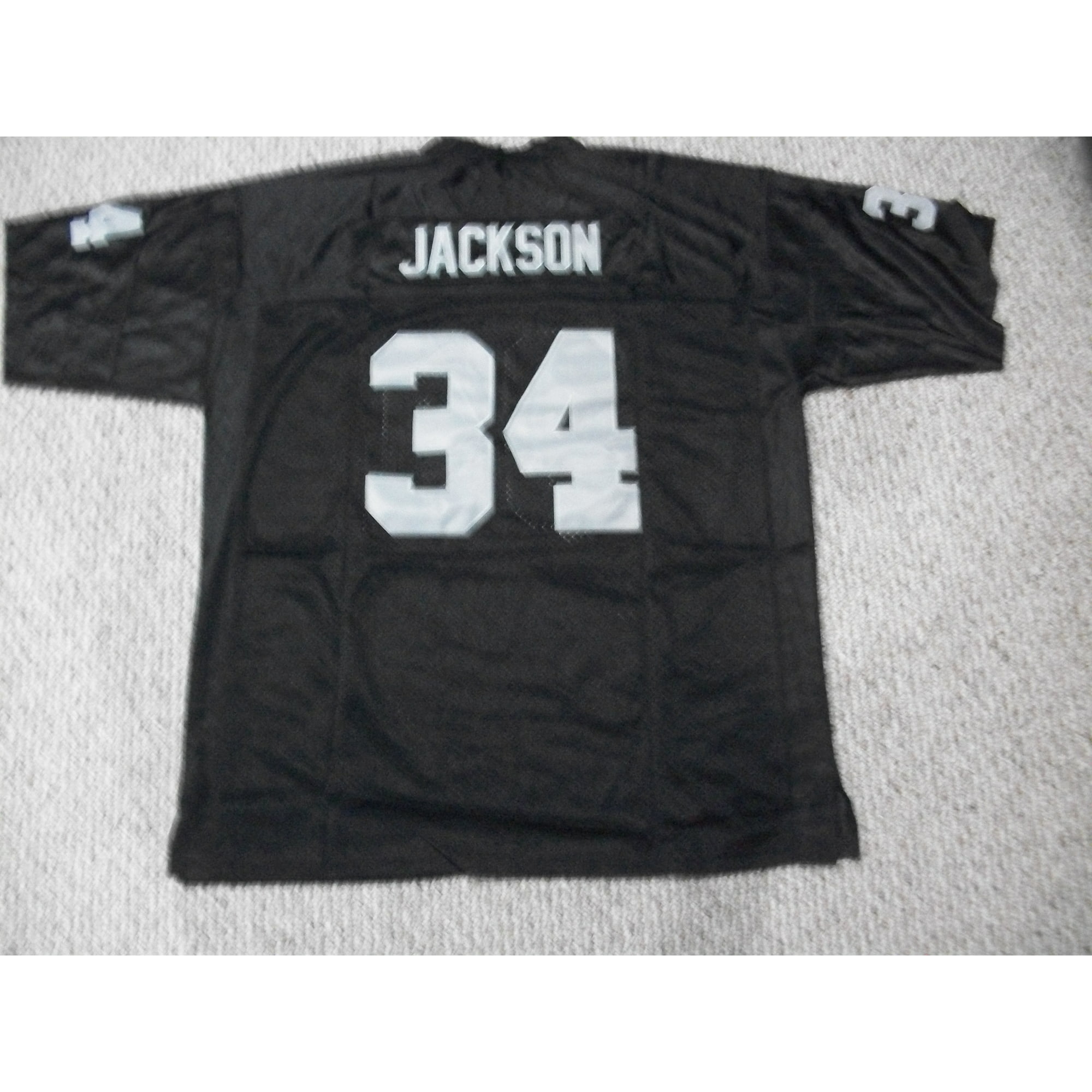 Jerseyrama Bo Jackson Jersey #34 Los Angeles/Oakland Unsigned Custom Stitched Black Football New No Brands/Logos Sizes S-3xl