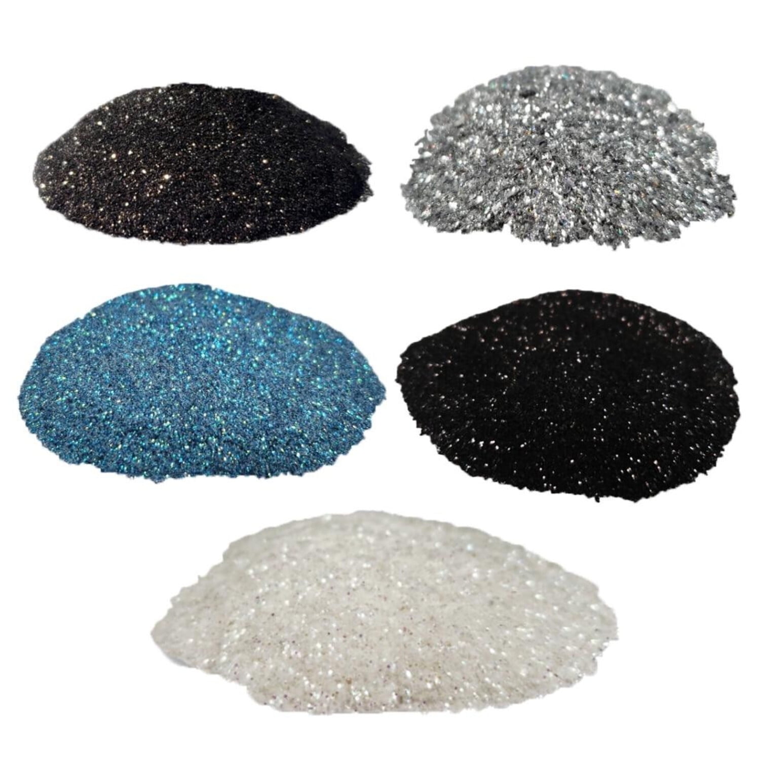 Epoxy Glitter Additive in Black | Stone Coat Countertops