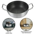 thumbnail image 2 of PAMINGONO Nonstick Frying Stainless Steel Silver 1Pcs for Even Heat Distribution, 2 of 8