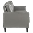 thumbnail image 2 of Pemberly Row 3-piece Upholstered Track Arm Faux Leather Sofa Set Gray, 2 of 18
