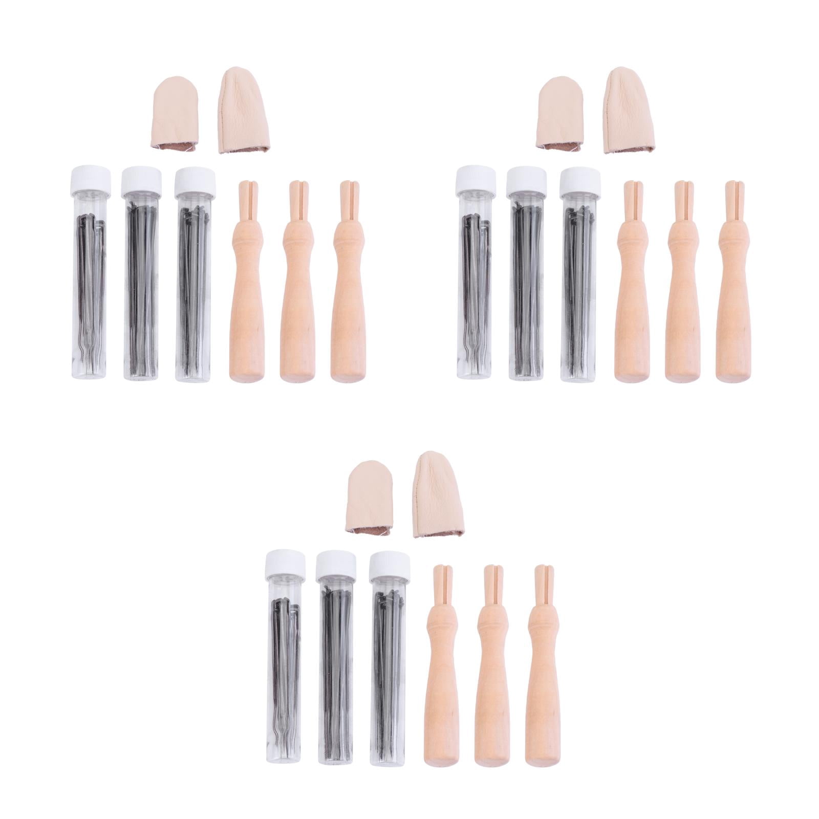 GOOHOCHY  3 Sets Point Pin Tool Felting Needle with Storage Supplies