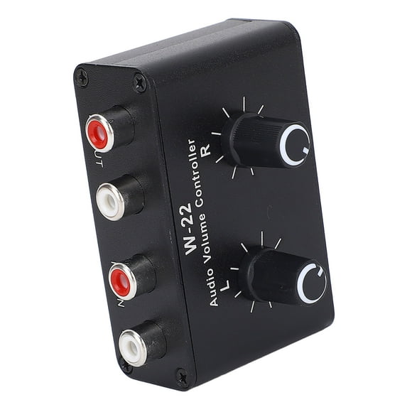 Conmutador Estéreo, Controlador de Volumen Potenciócro de aluminio Shell para Reproductores de Sonido Digital