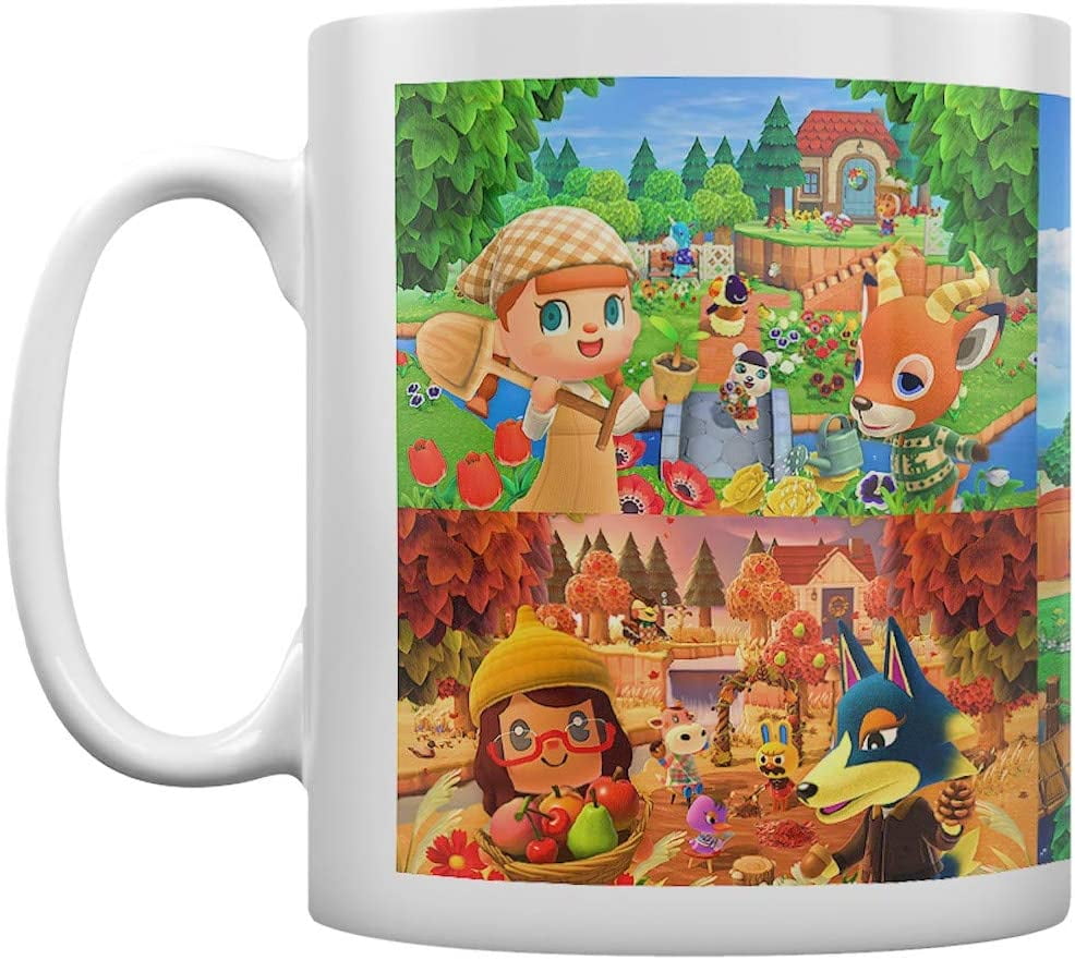 Animal Crossing Coffee Cup Animal Crossing Brewster Coffee Mug & Saucer Set  - 330ml Ceramic Cup, Perfect For Game Fans Animal Crossing Shirt