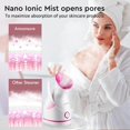thumbnail image 3 of Vaporizador facial Amconsure Nano Ionic Warm Mist Home Sauna Spa, 3 of 9