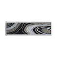 thumbnail image 2 of Benjara 20 x 71 Wall Art Oil Painting- Long L&scape- Silver Stones- Brown- Black, 2 of 6