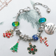thumbnail image 4 of Pulsera con dije de Papá Noel navideño, hermoso colgante de metal para mujeres, niñas, niños y hombres, 4 of 5