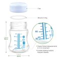 thumbnail image 3 of Maymom Wide-Mouth Milk Storage Collection Bottle with Travel Cap Sealing Ring, Blue 6pc, 3 of 4