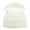 White, variant on LIZUOJUN Beanie Men Women - Unisex Cuffed Plain Knit Hat Cap Korean Style Slouchy Knit Hat Warm Winter Skull Cap for Men & Women Orange A