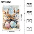 thumbnail image 3 of Ckdifva Bunnies Easter Eggs A5 Ring Binder Notebook Journey Note Diary College Ruled Study 60 Pages, 3 of 8