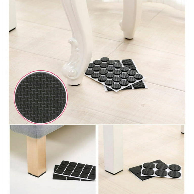 Slipstick GorillaPads CB147 Non Slip Furniture Pads/Gripper Feet (Set of  16) Self Adhesive Rubber Floor