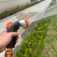 thumbnail image 5 of High Pressure Garden Watering Nozzle, 8-Pattern Adjustable Spray Gun for Car Washing or Yard Watering, Ergonomic Grip Hose Attachment for Outdoor Cleaning Tasks, 7.87x6.69x2.36in, 5 of 6