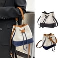 thumbnail image 5 of Modern Women Bucket Bag Large Capacity Crossbody Pouch Bag Adjustable Shoulder Strap Fit for Daily Errands Traveling, 5 of 9