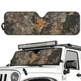 thumbnail image 2 of Uorisanigo Hunting Forest Windshield Sun Shade for Jeep Wrangler TJ JK JL & Gladiator JT 2/4 Door-Blocks UV Rays Sun Visor Protector,Car Sunshade Keep Your Vehicle Cool,Car Window Shade, 2 of 7